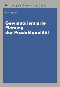 Cover Gewinnorientierte Planung der Produktqualität (eBook, PDF)