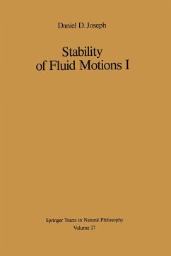 Stability of Fluid Motions I (eBook, PDF) - Joseph, D. D.