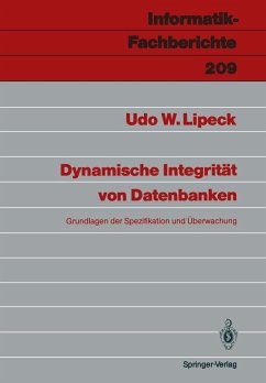 Dynamische Integrität von Datenbanken (eBook, PDF) - Lipeck, Udo W.