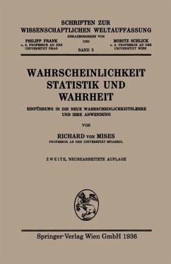Cover Wahrscheinlichkeit, Statistik und Wahrheit (eBook, PDF)