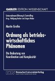 Ordnung als betriebswirtschaftliches Phänomen (eBook, PDF)