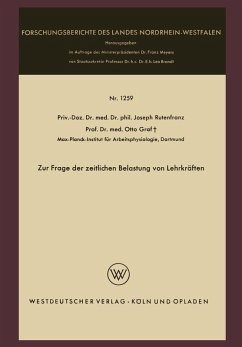 Cover Zur Frage der zeitlichen Belastung von Lehrkräften (eBook, PDF)