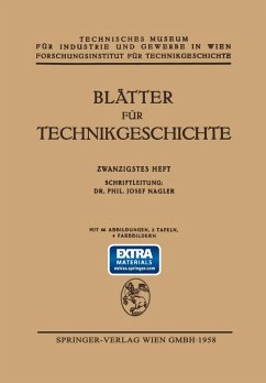 Blätter für Technikgeschichte (eBook, PDF) - Nagler, Phil. Josef
