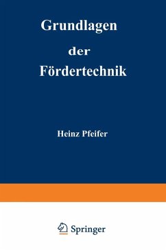Grundlagen der Fördertechnik (eBook, PDF) - Pfeifer, Heinz