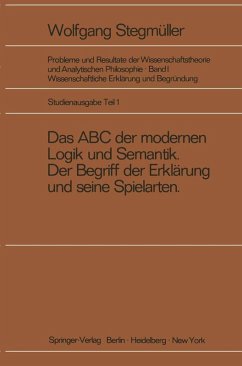 Cover Das ABC der modernen Logik und Semantik, Der Begriff der Erklärung und seine Spielarten (eBook, PDF)
