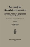 Das preußische Feuerbestattungsrecht (eBook, PDF)