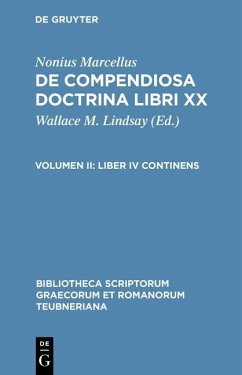 Liber IV continens (eBook, PDF) - Marcellus, Nonius