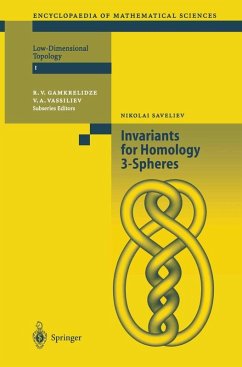 Invariants of Homology 3-Spheres (eBook, PDF) - Saveliev, Nikolai