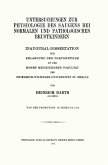 Untersuchungen zur Physiologie des Saugens bei Normalen und Pathologischen Brustkindern (eBook, PDF) Untersuchungen zur Physiologie des Saugens bei Normalen und Pathologischen Brustkindern (eBook, PDF)