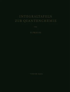 Cover Integraltafeln zur Quantenchemie (eBook, PDF)