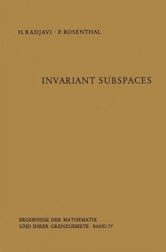 Invariant Subspaces (eBook, PDF) - Radjavi, Heydar; Rosenthal, Peter