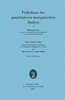 Cover Praktikum der quantitativen anorganischen Analyse (eBook, PDF)
