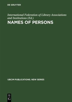 Names of Persons (eBook, PDF)