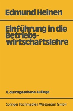 Cover Einführung in die Betriebswirtschaftslehre (eBook, PDF)