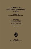 Praktikum der quantitativen anorganischen Analyse (eBook, PDF)