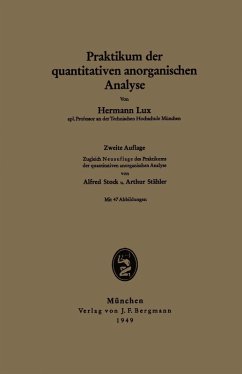 Cover Praktikum der quantitativen anorganischen Analyse (eBook, PDF)