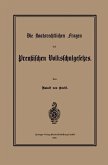 Die staatsrechtlichen Fragen des Preußischen Volksschulgesetzes (eBook, PDF)