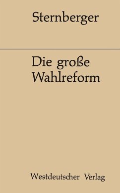 Cover Die große Wahlreform (eBook, PDF)