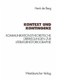 Kontext und Kontingenz (eBook, PDF)