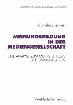 Meinungsbildung in der Mediengesellschaft (eBook, PDF) - Eisenstein, Cornelia