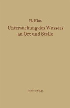 Untersuchung des Wassers an Ort und Stelle (eBook, PDF) - Klut, Hartwig
