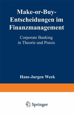 Make-or-Buy-Entscheidungen im Finanzmanagement (eBook, PDF)