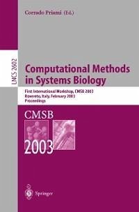 Computational Methods in Systems Biology (eBook, PDF)