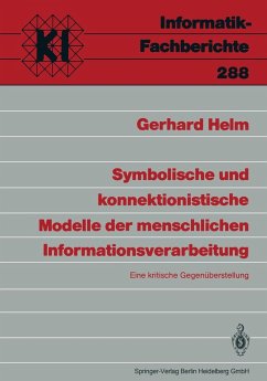 Cover Symbolische und konnektionistische Modelle der menschlichen Informationsverarbeitung (eBook, PDF)