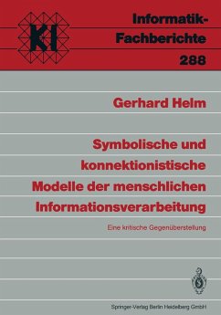 Symbolische und konnektionistische Modelle der menschlichen Informationsverarbeitung (eBook, PDF) - Helm, Gerhard