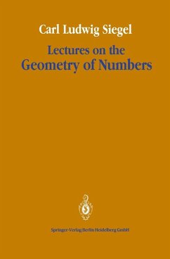Lectures on the Geometry of Numbers (eBook, PDF) - Siegel, Carl Ludwig