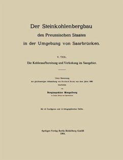 Der Steinkohlenbergbau des Preussischen Staates in der Umgebung von Saarbrücken (eBook, PDF) - Mengelberg, Na