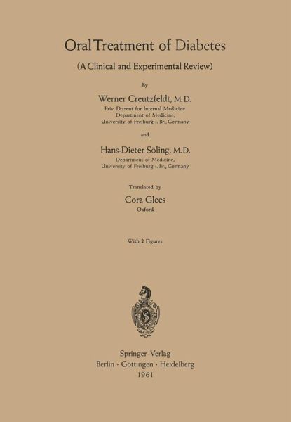 Oral Treatment of Diabetes (eBook, PDF)