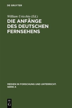 Die Anfänge des Deutschen Fernsehens (eBook, PDF)