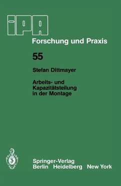 Arbeits- und Kapazitätsteilung in der Montage (eBook, PDF) - Dittmayer, S.