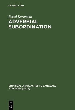 Cover Adverbial Subordination (eBook, PDF)