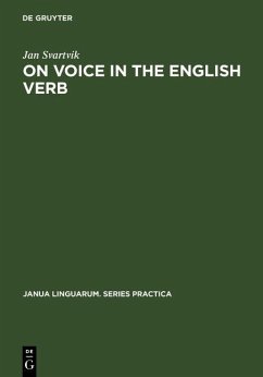On Voice in the English Verb (eBook, PDF) - Svartvik, Jan