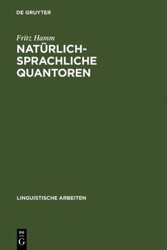 Natürlich-sprachliche Quantoren (eBook, PDF) - Hamm, Fritz