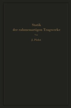Cover Statik der rahmenartigen Tragwerke (eBook, PDF)