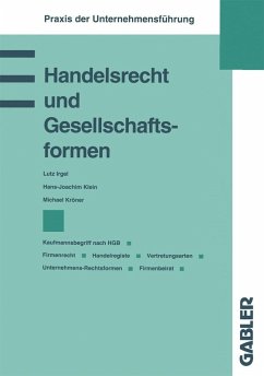 Cover Handelsrecht und Gesellschaftsformen (eBook, PDF)