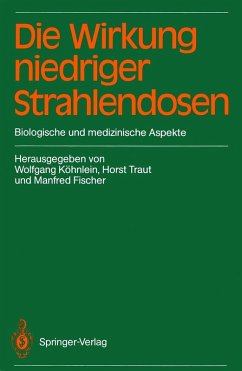 Cover Die Wirkung niedriger Strahlendosen (eBook, PDF)