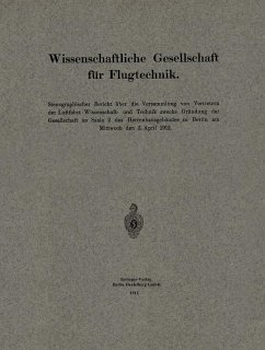 Cover Wissenschaftliche Gesellschaft für Flugtechnik (eBook, PDF)