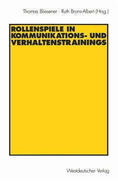 Cover Rollenspiele in Kommunikations- und Verhaltenstrainings (eBook, PDF)