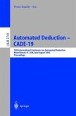 Automated Deduction - CADE-19 (eBook, PDF)