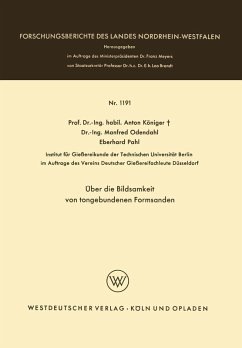 Über die Bildsamkeit von tongebundenen Formsanden (eBook, PDF) - Königer, Anton