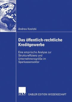 Das öffentlich-rechtliche Kreditgewerbe (eBook, PDF) - Kositzki, Andrea