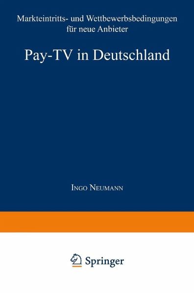 Pay-TV in Deutschland (eBook, PDF) Pay-TV in Deutschland (eBook, PDF)