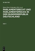 Parlamentsrecht und Parlamentspraxis in der Bundesrepublik Deutschland (eBook, PDF)