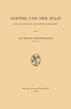 Goethe und der Staat (eBook, PDF) - Krennbauer, Franz