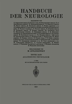 Handbuch der Neurologie (eBook, PDF) - Lewandowsky, M.; Abelsdorff, G.; Bumke, Oswald