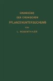 Grundzüge der chemischen Pflanzenuntersuchung (eBook, PDF)